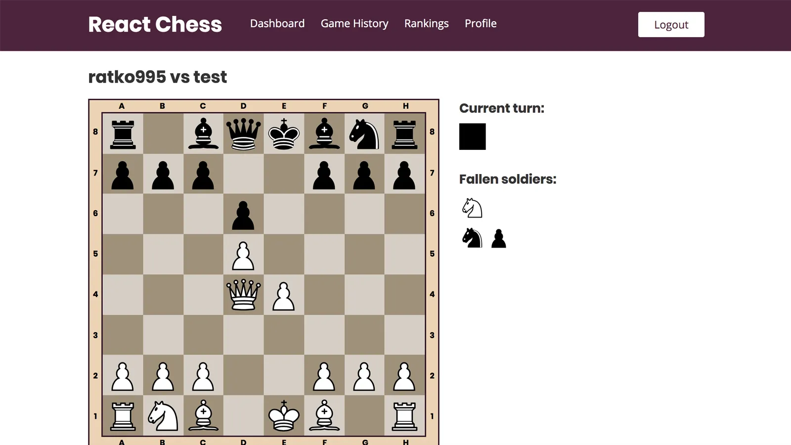 React Chess screenshot 3 of 3